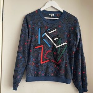 Kenzo Textured Graphic Sweatshirt